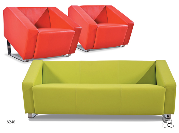 leather offical sofa 8248
