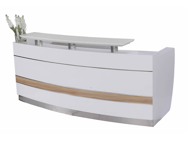 white reception desk QT2210A