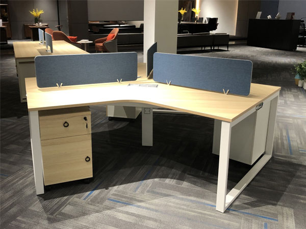 120 degrees 3 person office workstation OP-3062