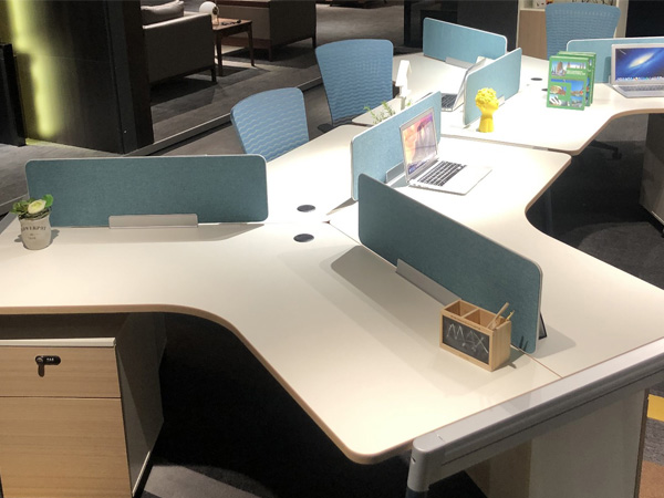 mdf office workstation furniture for 4 person OP-1052