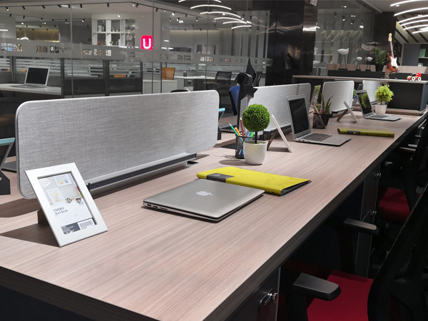 glass office partition wall OP-2384