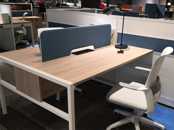 acrylic office table partition OP-4963