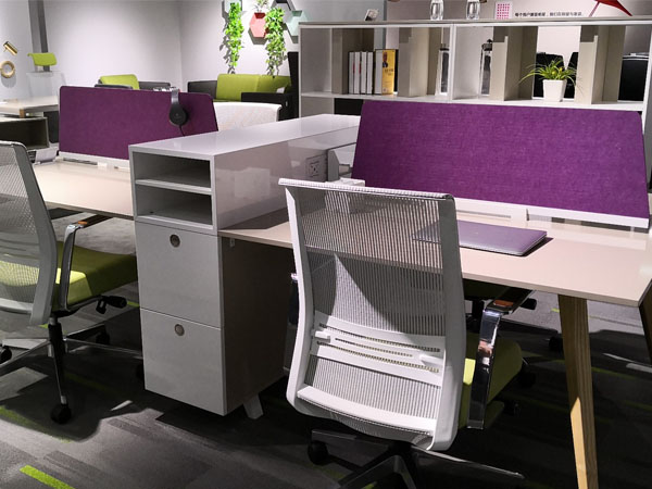 office desk partition acoustic desk divider screen OP-5714