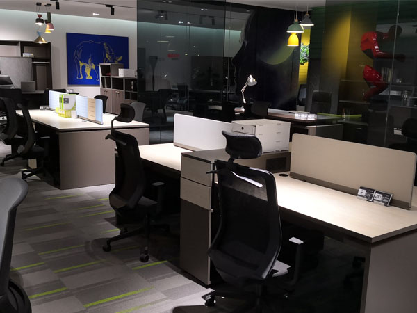 office partition with glass OP-5812